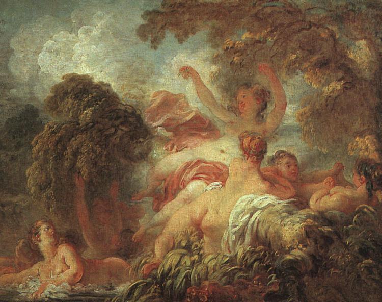 Jean Honore Fragonard The Bathers a